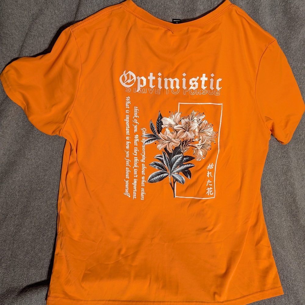 Manfinity Bright Orange Shirt